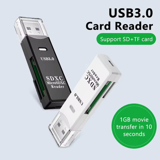 Lecteur de carte USB 3.0 2 en 1